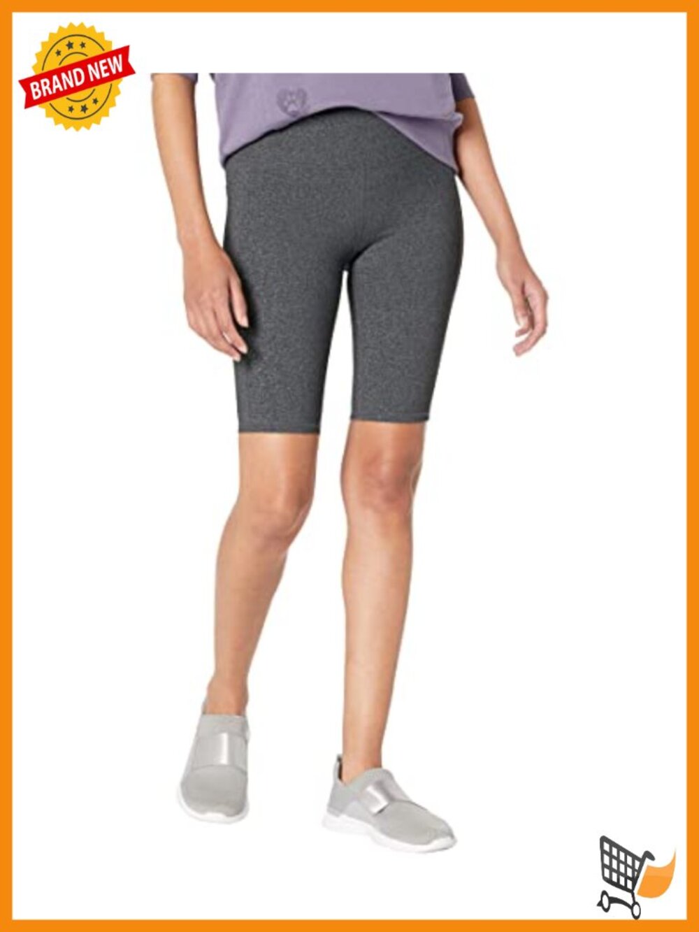High Rise 10" Bike Shorts with Pockets UPF 40+